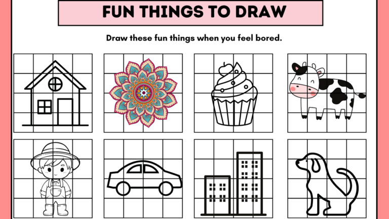 10 Fun Things to Draw When Bored